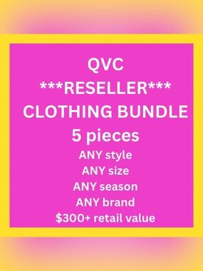 QVC SELLER BUNDLE, FIVE PIECES OF CLOTHING